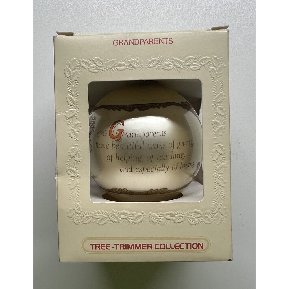 Hallmark 1980 Ornament Grandparents Dated 1980